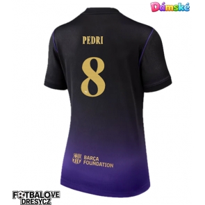 Barcelona Pedri Gonzalez #8 Dámské Venkovní Dres 2026-27 Krátký Rukáv